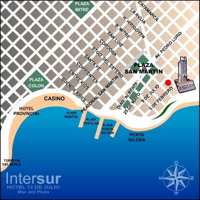 Mapa del Hotel